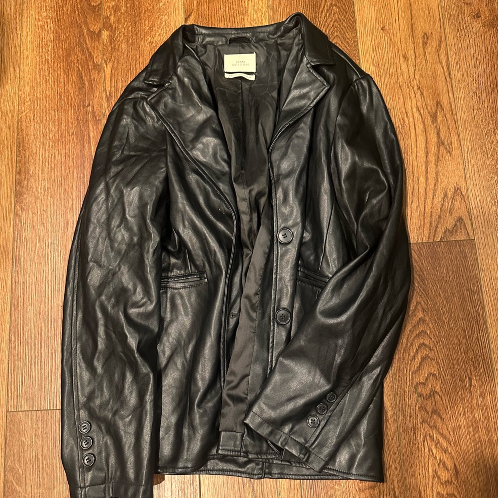 Urban Outfitters Black Leather Jacket